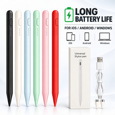 Universal Active Stylus Pen for iPad Android Windows Tablet USB-C Rechargeable