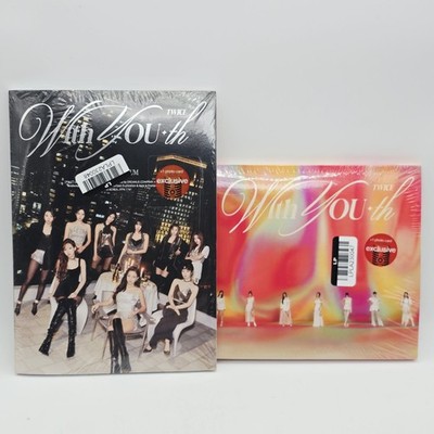 Lot Of 2 TWICE With YOU-th (Target Excl CD) 13th Mini Album Glowing & Blast Vers