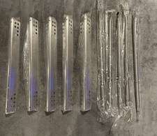 Heat Plates Burner Tubes for Charbroil 5 Burner Gas Grill 463347518 463347519