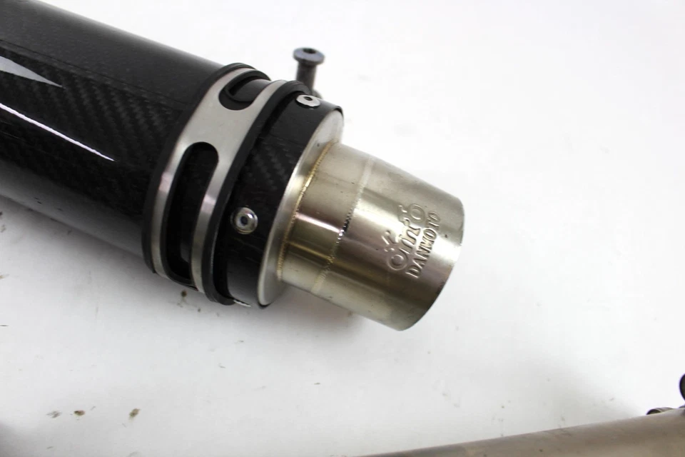 97-98 Honda CBR 1100XX BlackBird Dan Moto carbon Slip ON muffler Set Foto 4 de 4