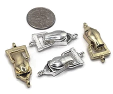 Magnetic Bracelet Clasps (Qty 4)  Metal Findings for Jewelry Making, Beading