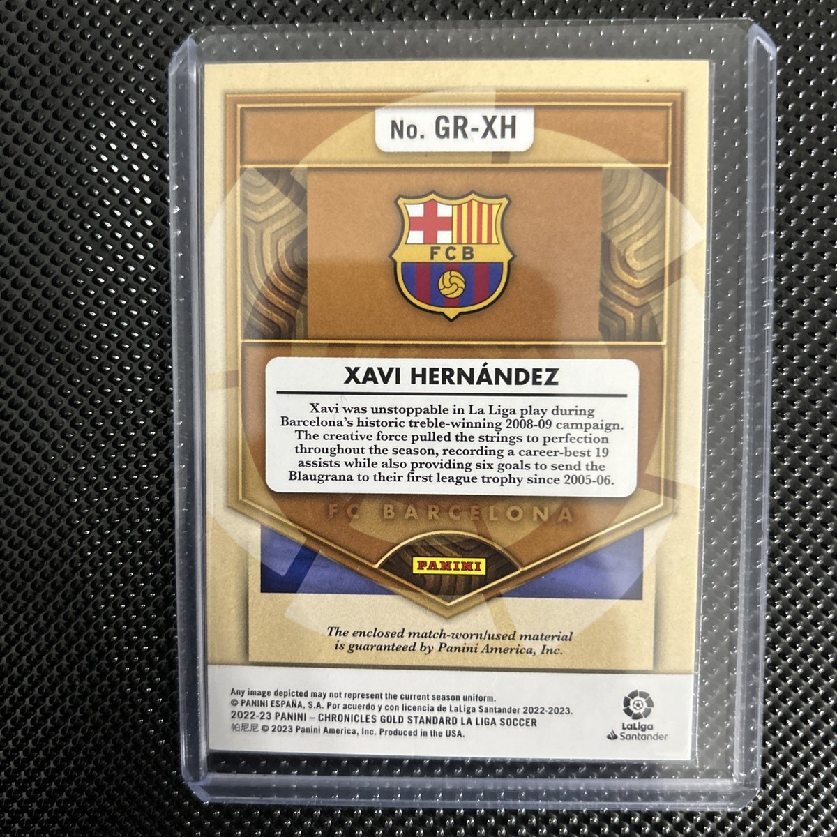 2022-23 Panini Chronicles - Gold Standard Gold Rush La Liga Xavi
