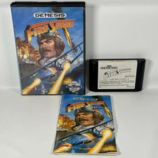 Fire Shark (Sega Genesis, 1990) Complete CIB - Tested - Authentic