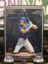 2025 Panini Prizm - Fireworks Carson Benge, Carson Benge #9 (RC)