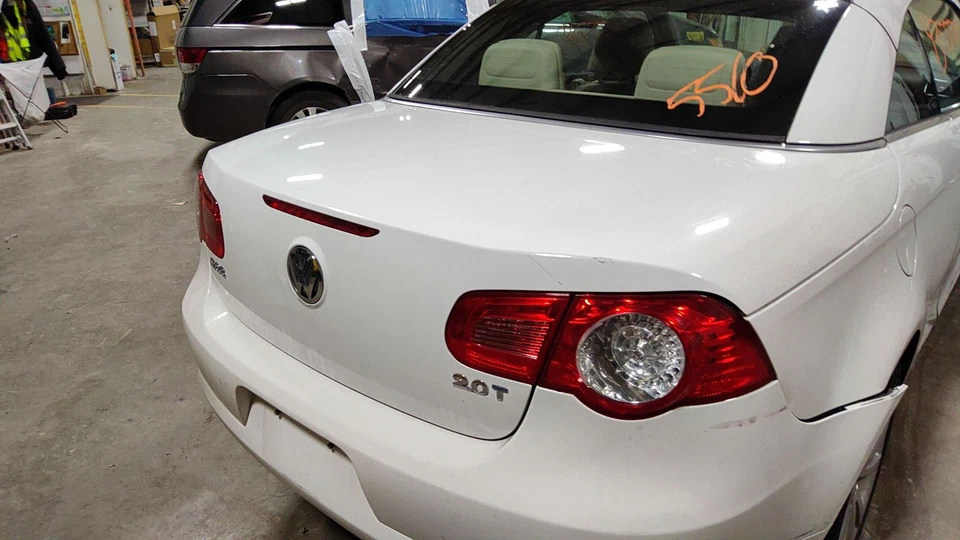 Volkswagen EOS 2007-2016 convertible tapa trasera cubierta tapa puerta caramelo blanco-LB9A Foto 2 de 3
