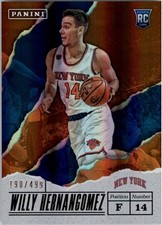 2017 Panini Father's Day #47 Willy Hernangomez BK /499