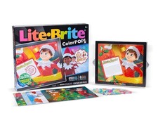 Hasbro Lite-Brite ColorPOP Elf on the Shelf 6 Color Template 4 Light Modes