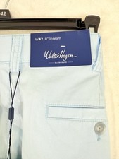 Walter Hagen Golf Shorts 42 Light Blue Men  s 8  Chino Clubhouse Cotton NWT