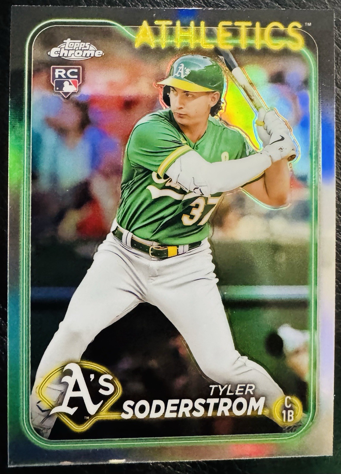 2024 Topps Chrome - Tyler Soderstrom #298 Refractor (RC)