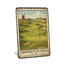 Shinnecock Hills Golf Course Metal Sign, Historic Golf Wall Art, Gift For Golfer