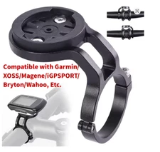 Bike Handlebar Computer Mount Bracket for Garmin, Wahoo & Bryton