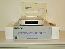 Sony CDP-X3000ES High-End CD Player Champagne in original packaging, remote...