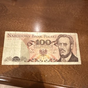 Narodowy Bank Polski Poland 1975 100 Zlotych Banknote