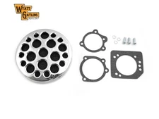 Wyatt Gatling Chrome Drilled CV Air Cleaner fits Harley Davidson