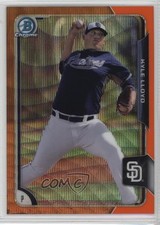 2015 Bowman Chrome Prospects Orange Wave Refractor Kyle Lloyd #BCP151 0b3