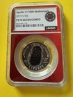 2019-S proof Apollo 11 50th Anniversary silver  $1; NGC 'PF70 Ultra Cameo