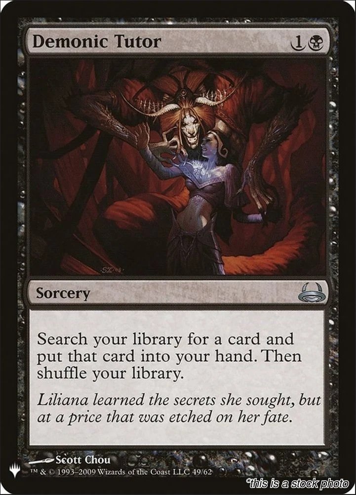 MTG demonic tutor リバイズド 未使用　ミント　1枚 MTG demonic tutor リバイズド 未使用 ミント 1枚 Demonic Tutor Magic