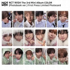 NCT WISH The 3rd Mini Album COLOR First Press Limited Photocard Photobook ver.