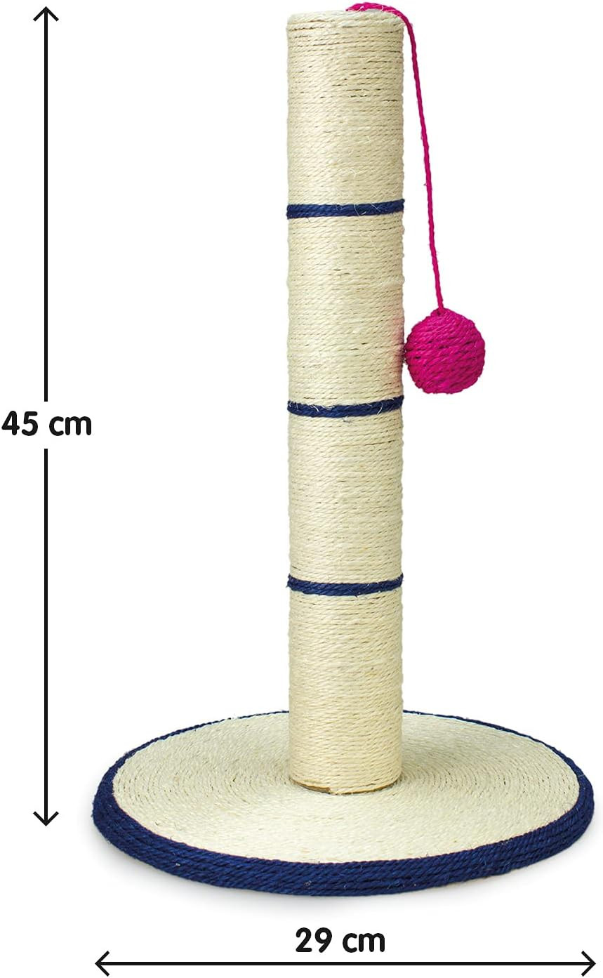 Tiragraffi a Colonna per Gatti con Corda in Sisal - Offerta Online - 4
