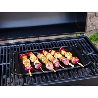 #ad #ad Staub Cast Iron 18.25 inch x 9.5 inch Double Burner Griddle Plancha 12033801 $114.00