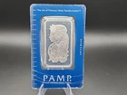PAMP Suisse Lady Fortuna 1 Troy oz .999 Fine Silver Bar Sealed in Assay Card