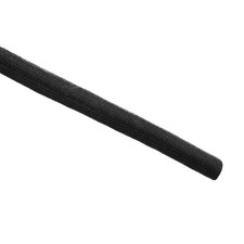 Insulation Cable Protector 16.4Ft 7mm High TEMP Silicone Fiberglass Sleeve Black