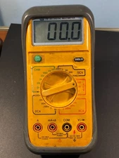 UEI  Digital Multimeter DM383 W/ Protective Case  NO Leads But Works