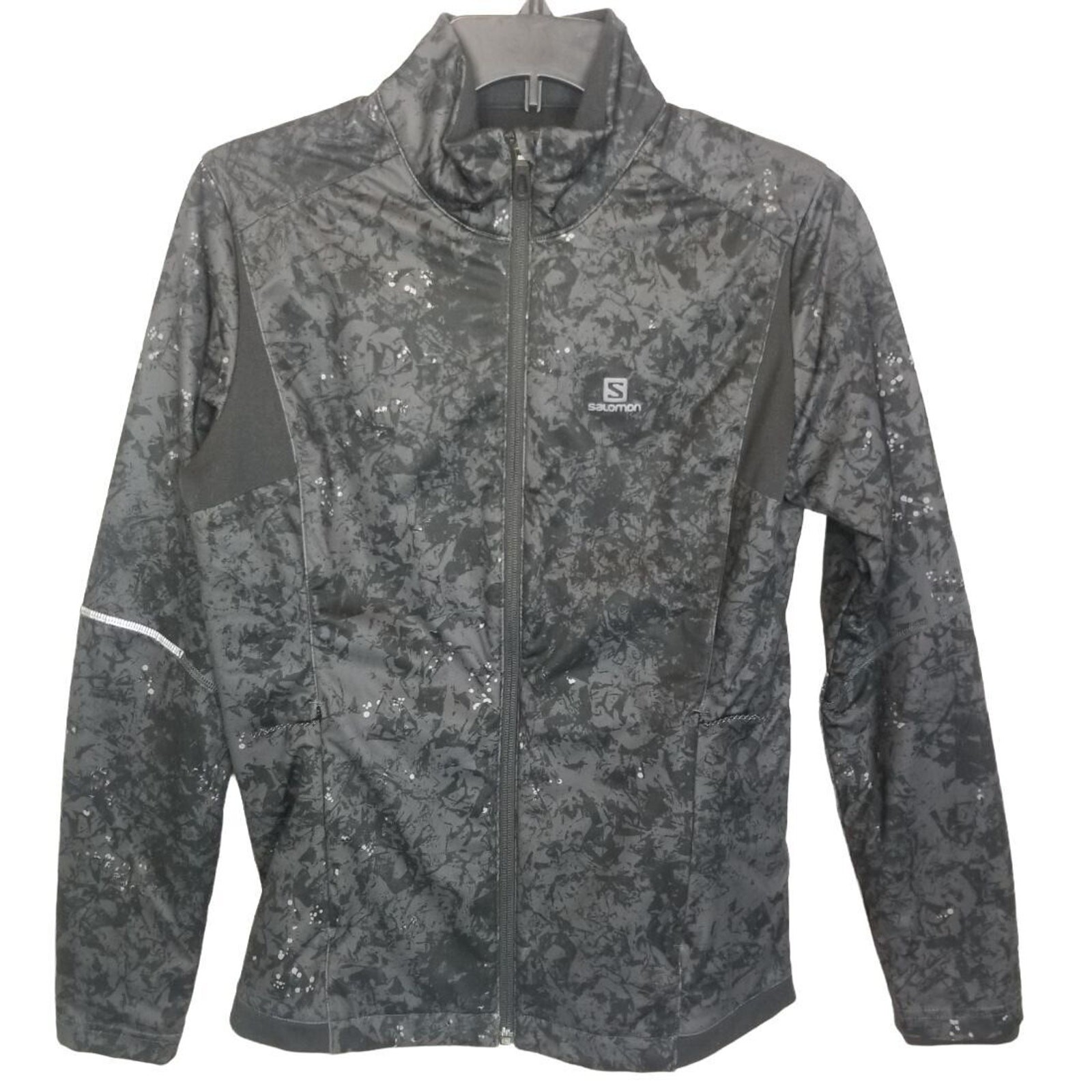Salomon Giacca Atletica Donna S Nero Giacca Donna Giacca Zip Donna Marled
