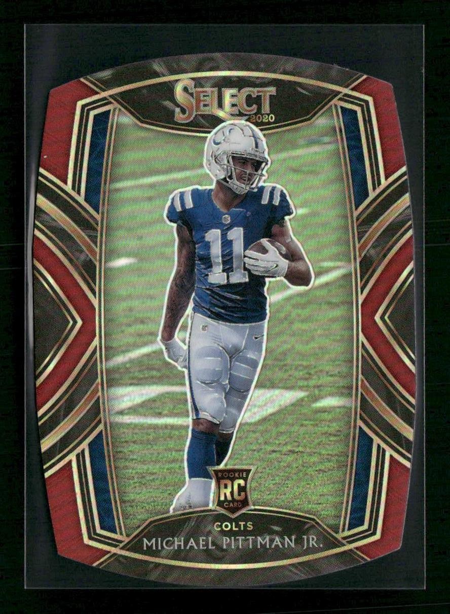2020 Panini Select #262 Michael Pittman Jr. Red Prizm Die Cut Colts Rookie
