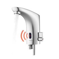 VEVOR Touchless Bathroom Sink Faucet Chrome Plated Single Handle 9/16in Pipe