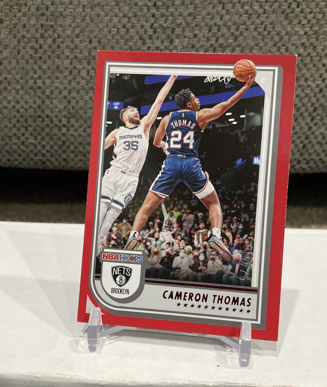 2022-23 Panini NBA Hoops - Cameron Thomas #14 Red /75