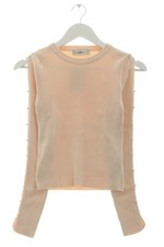 ZARA KNIT Maglia a maglia fine Donna Maglione Taglia IT 40 color carne