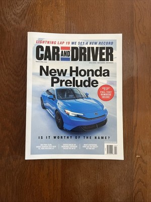 Car and Driver Magazine March / April 2026 New Honda Prelude