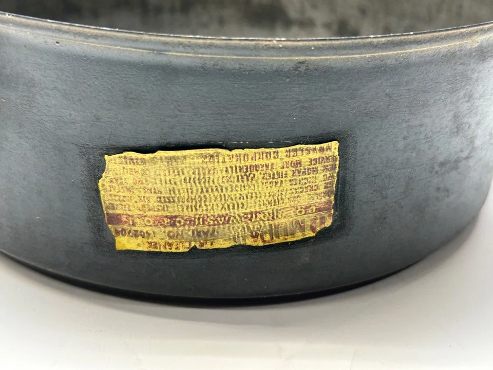 Tapa de filtro de aire Mopar Dodge Super 225 original OEM vintage completa Foto 3 de 4