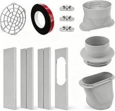 Window Vent Kit For 4 5 6 Ducting Hose And Ac Hose Universal Ac Window ...