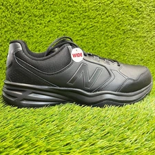 New Balance 411 V1 Mens Size 13EE Triple Black Walking Training Shoes Sneakers