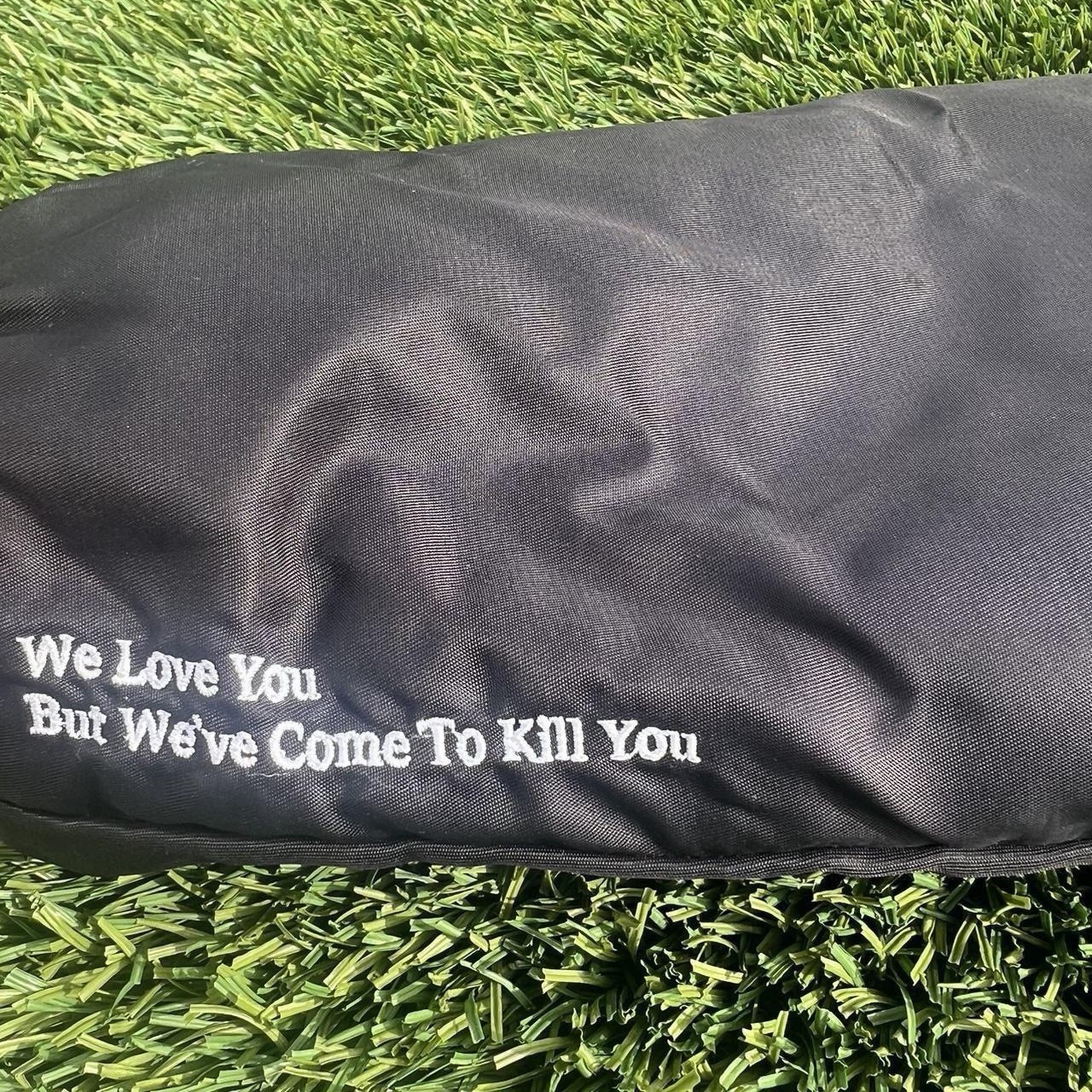 Undefeated Tiger Patch Varsity Jacket Black Red E… - image 3