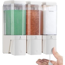 Shower Soap Dispenser Wall Mounted Shower Dispenser Refillable Shampoo Dispener