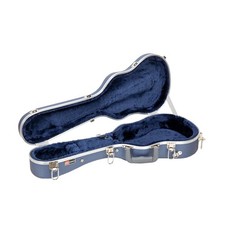 Tenor Ukulele Case Hardshell Blue ABS with Plush Lining Adjustable Strap
