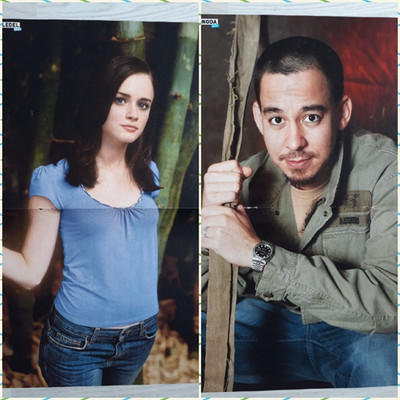Alexis Bledel Mike Shinoda Linkin Park Poster Sammlung Konvolut Gr. M