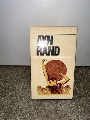 Vtg Ayn Rand Lot 4 Signet Box Set Fountain H, Anthem, We The Living, Atlas Shrug