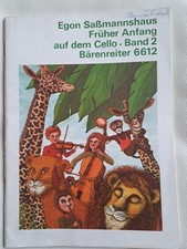 Noten, Violoncello,  Saßmannshaus, Früher Anfang auf dem Cello, Band 2
