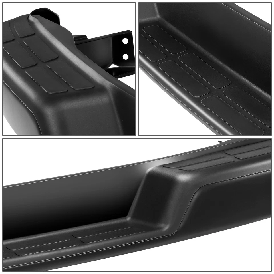 Conjunto de parachoques trasero negro Fit 96-23 Express Savana 1500-3500 sin sensores de objeto Foto 3 de 4