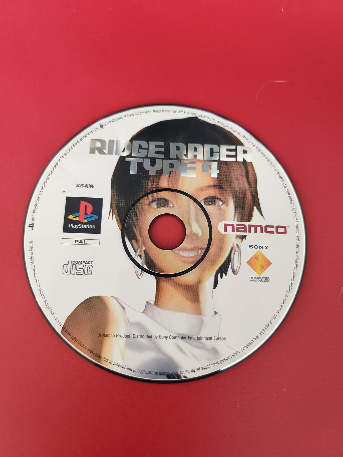 Jeu PS1 Ridge Racer Type 4 – CD seul original pour console PlayStation