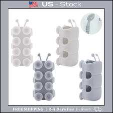 4 Pcs Silicone Shower Head Holder, Universal Relocatable Shower Head Suction Cup