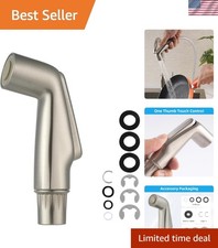 Universal Kitchen Sink Side Sprayer Head - Brushed Nickel Finish, NSF Certified
