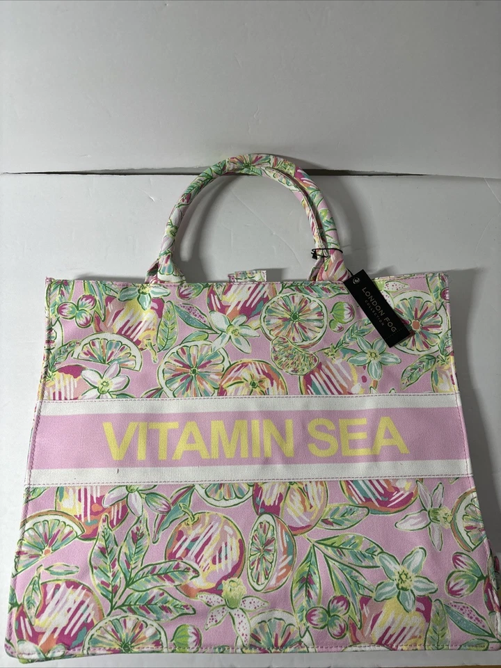 Bolso de Mano London Fog Collection Vitamin Sea Nuevo Con Etiquetas Foto 4 de 4