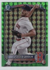 2025 Bowman Chrome Prospects Green Geometric Refractor 96/99 David Sandlin 1i7n