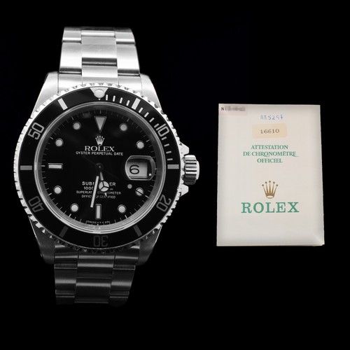 Rolex Submariner Date | Black Dial | Ref. 16610 | N Serial with Papers I