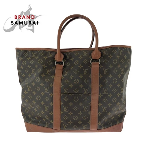 Louis Vuitton Monogram Sack Weekend Gm Brown  Pvc M42420  Handbag